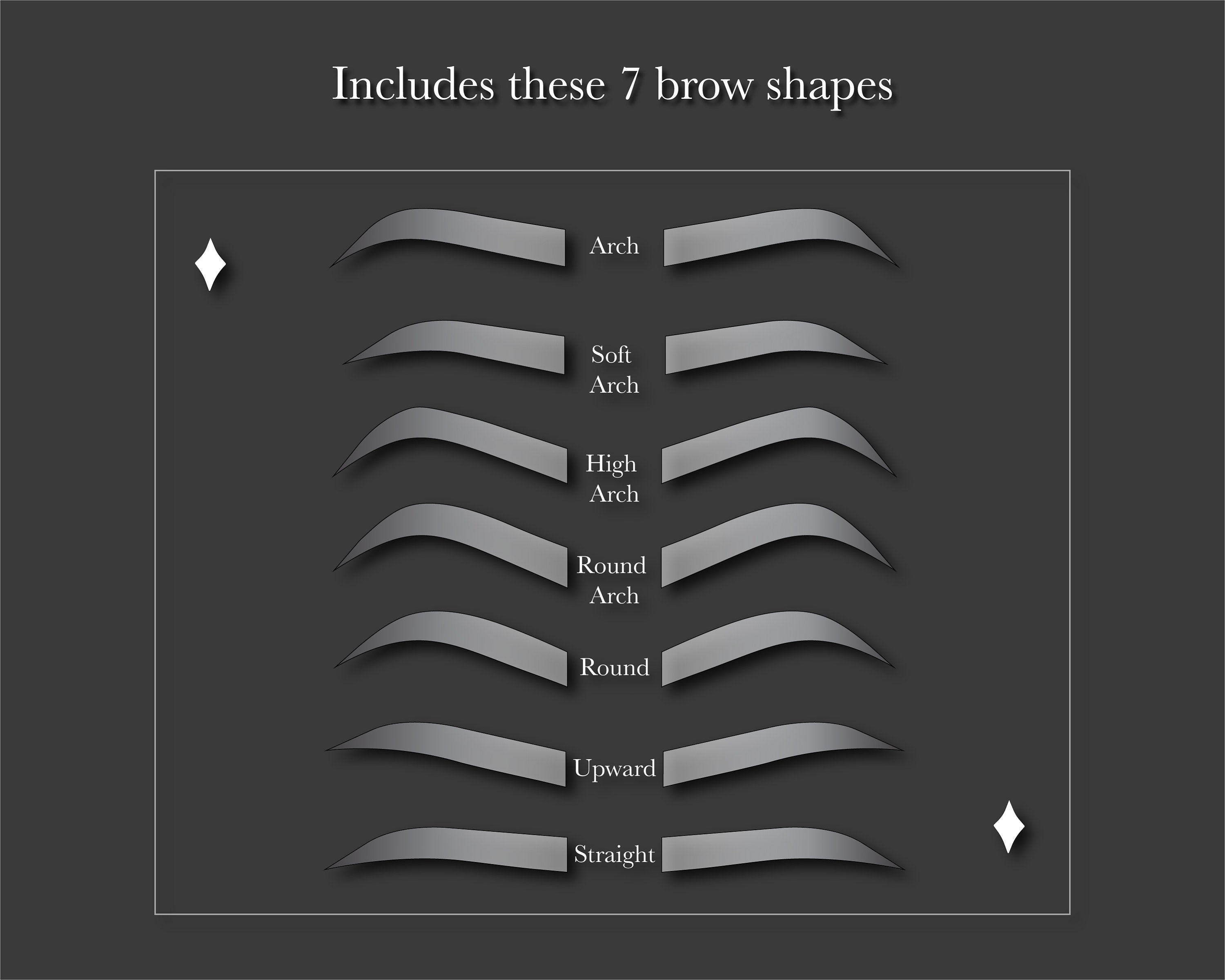 Microblading Stroke Patterns- Procreate