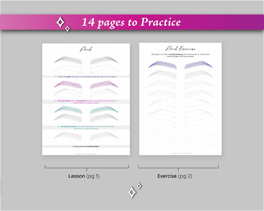 Nano Stroke Patterns - Print out