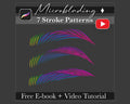 Microblading Stroke Patterns- Procreate